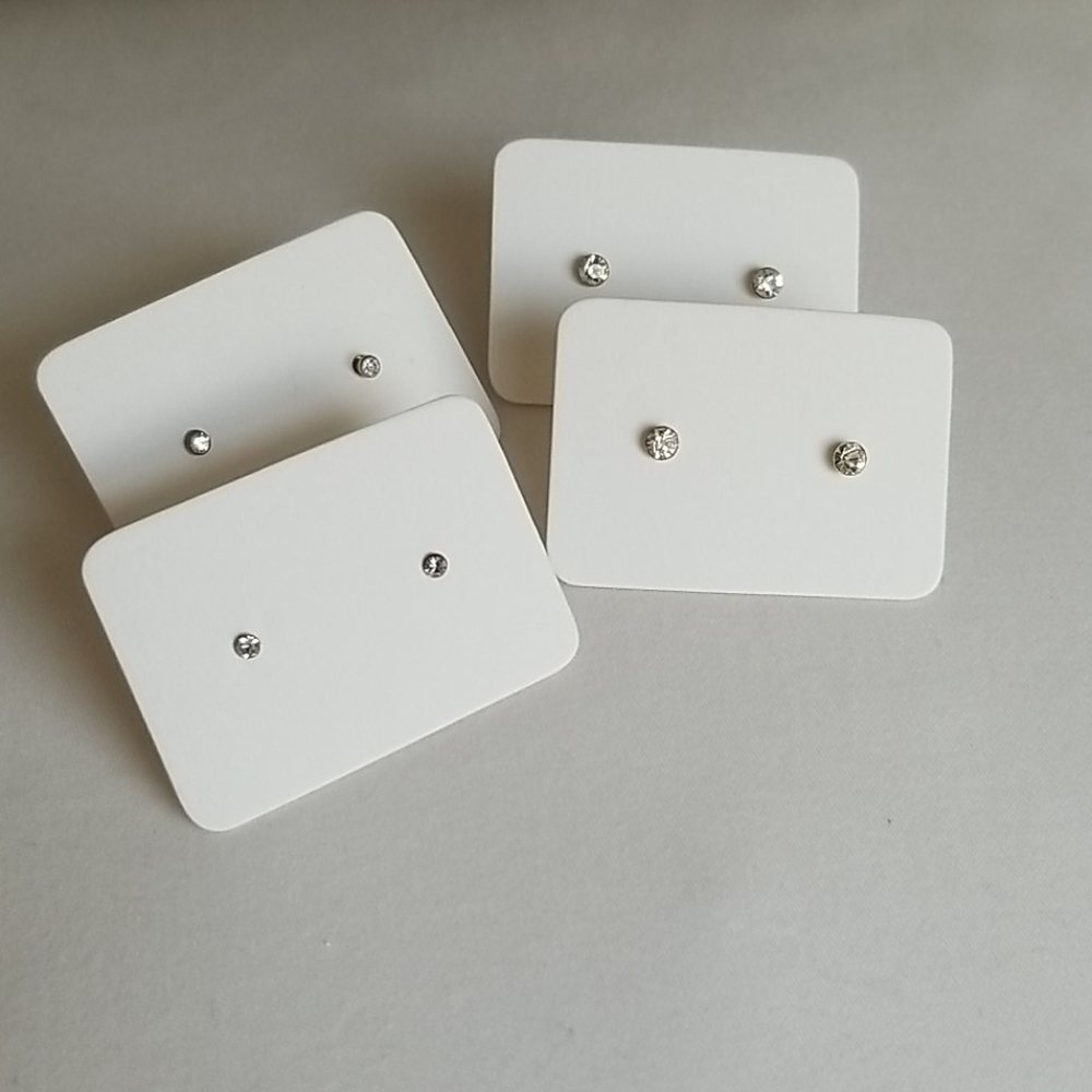 4 pairs of Dainty Post Earring, Made in Italy - Picture 1 of 5